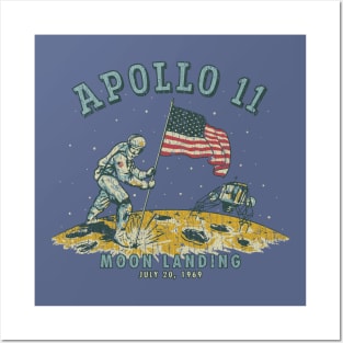 Apollo 11 Moon Landing 1969 Posters and Art